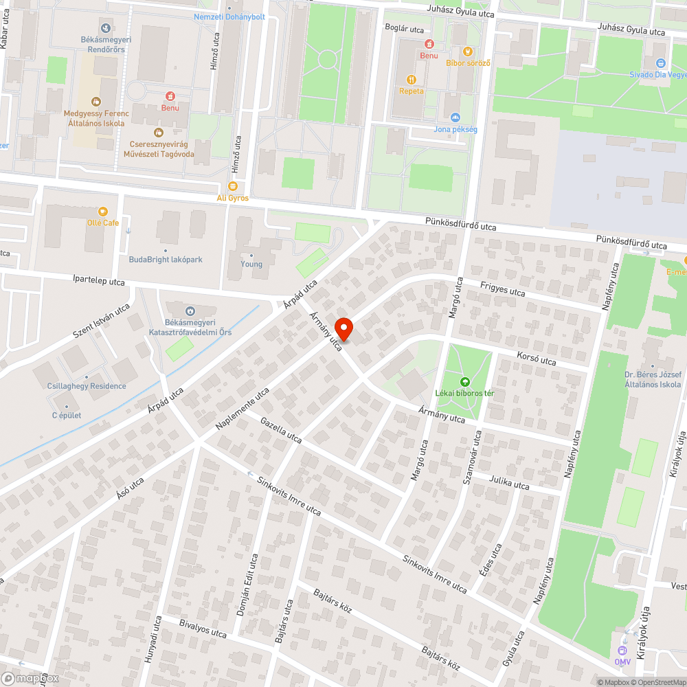 Meghalt csemete bejelentés helye