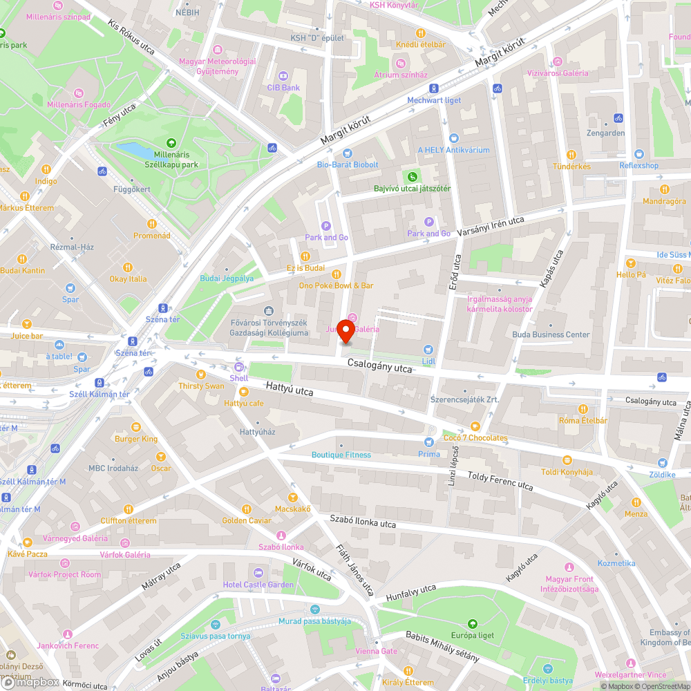 Kerékpár roncs bejelentés helye