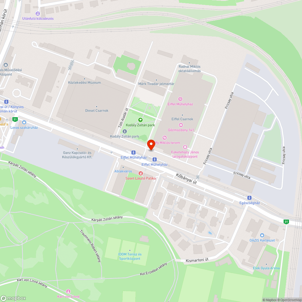 Szemetes vágány zóna bejelentés helye