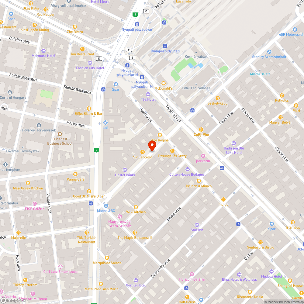 Kátyús Podmaniczky bejelentés helye