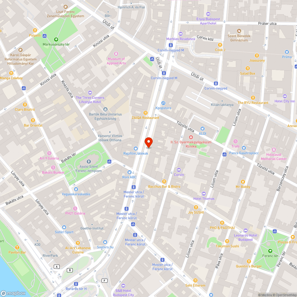 Ócska, ronda telefonfülke bejelentés helye