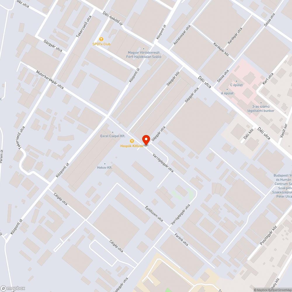 Rendszám nélküli elhagyott gépkocsi bejelentés helye