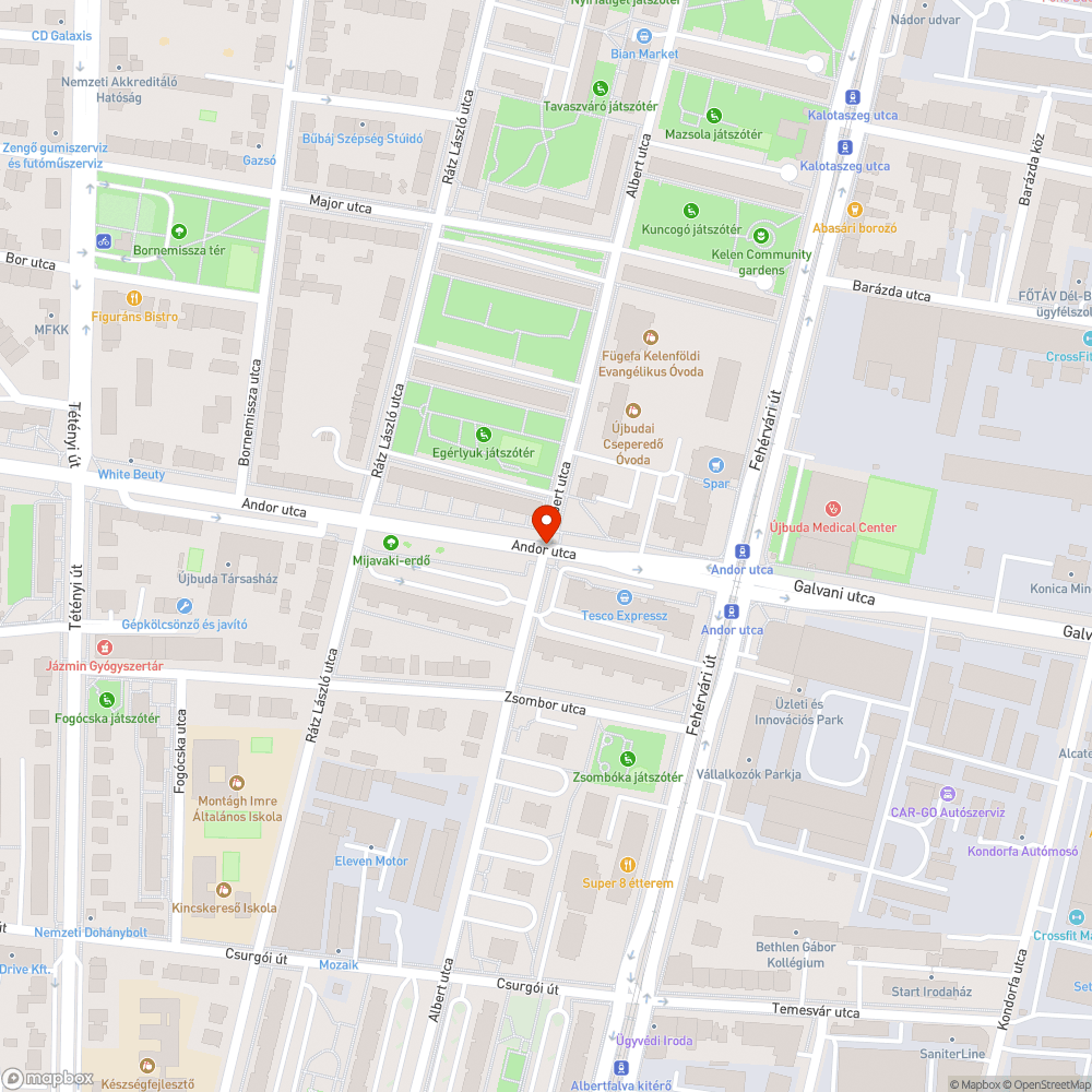 Ritkán és nem jól váltó lámpák az Albert -Andor u. sarkon bejelentés helye