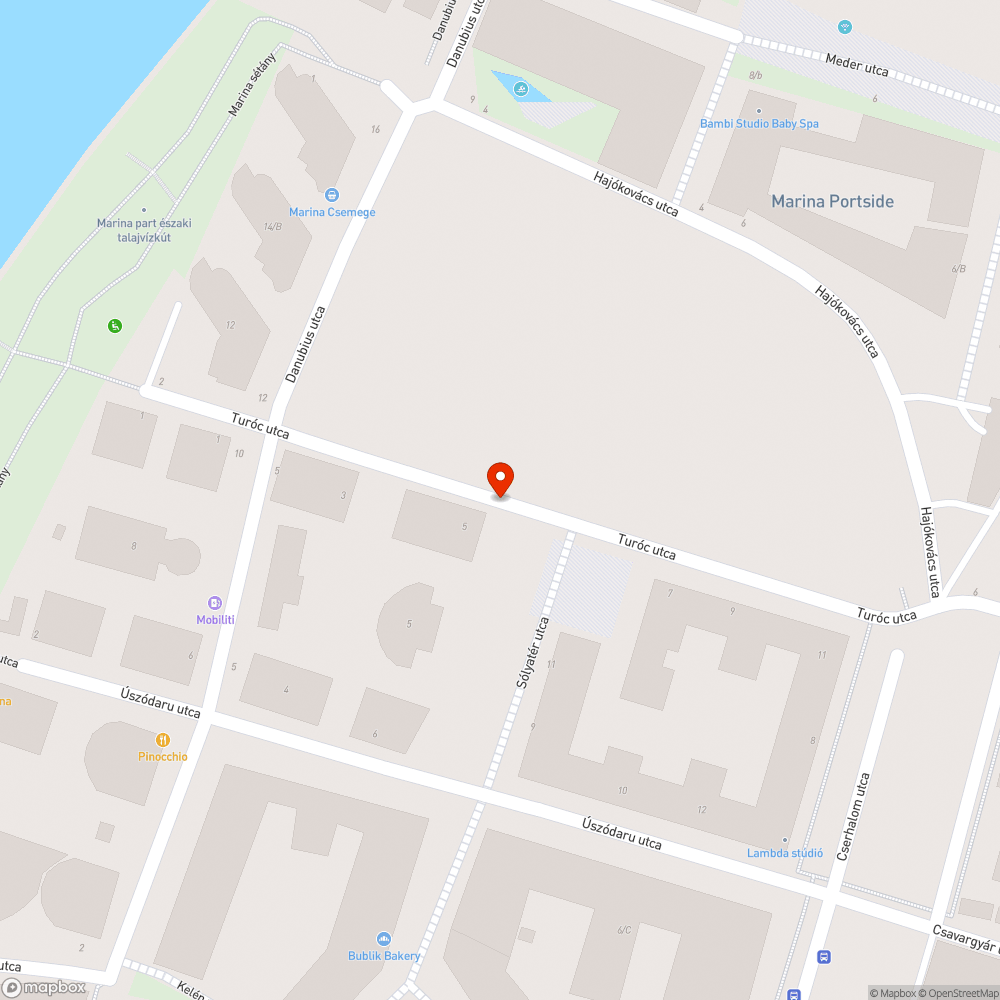 Marina part parkolas bejelentés helye