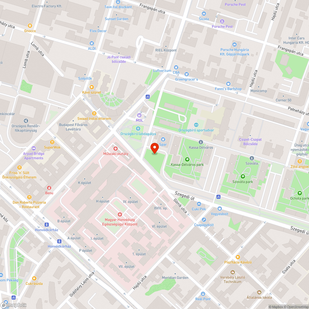 Kiszáradt bokrok bejelentés helye