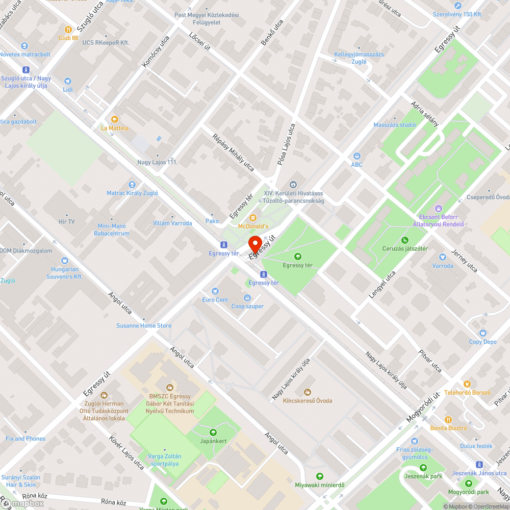 Kopott pad bejelentés helye