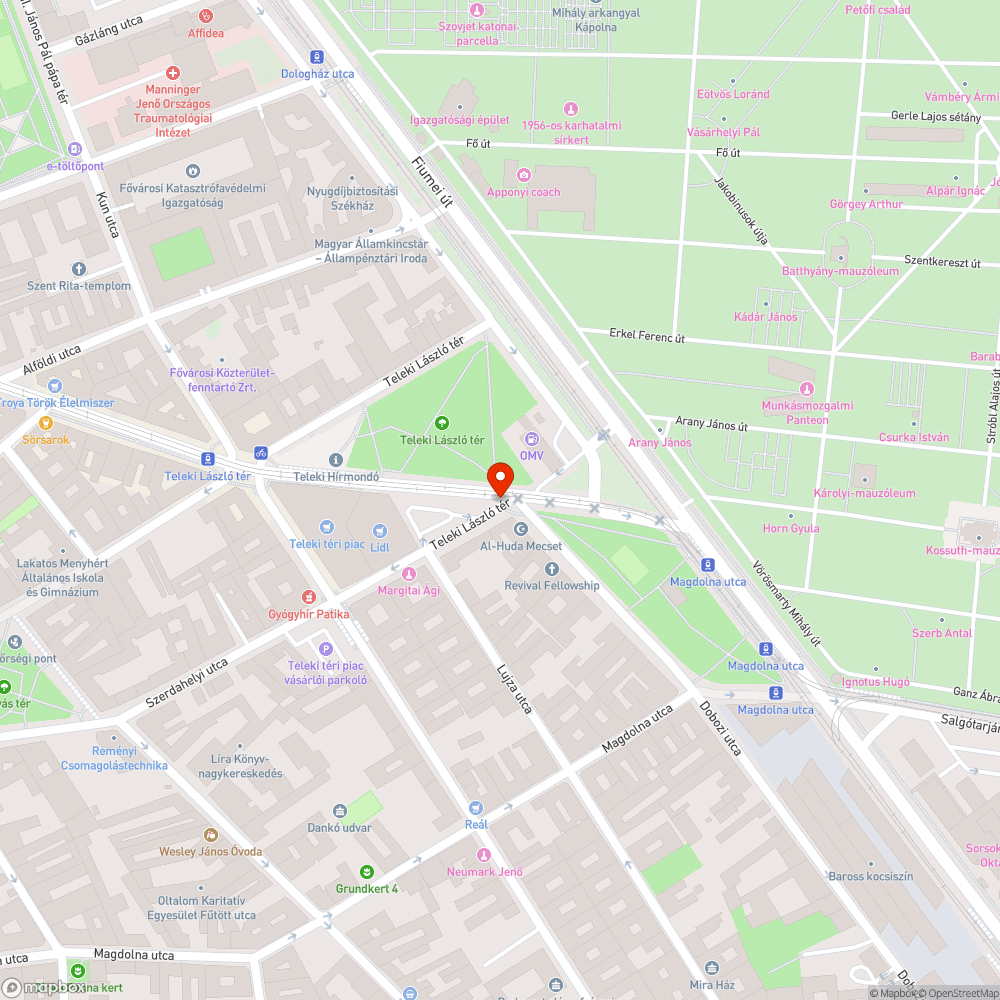 Burkolat süllyedés a kereszteződésben bejelentés helye