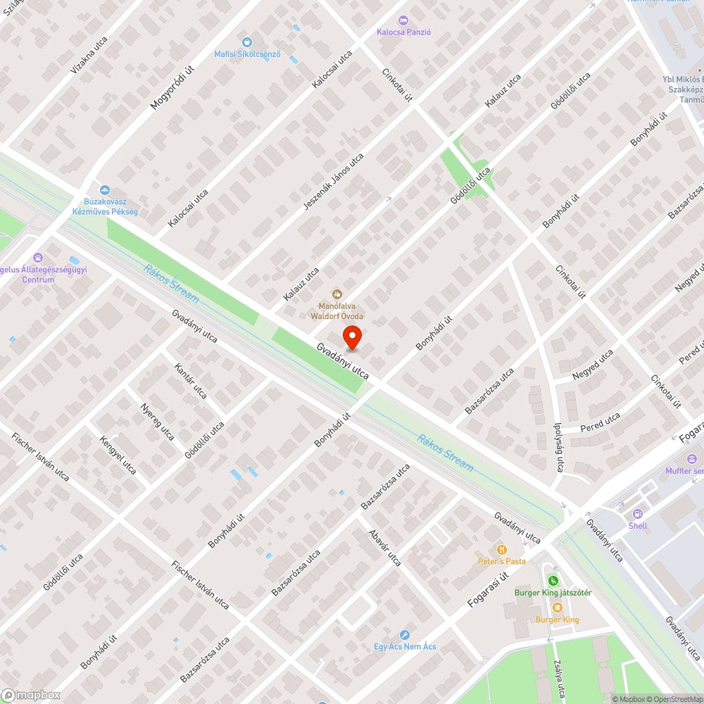 Ferde korlát bejelentés helye