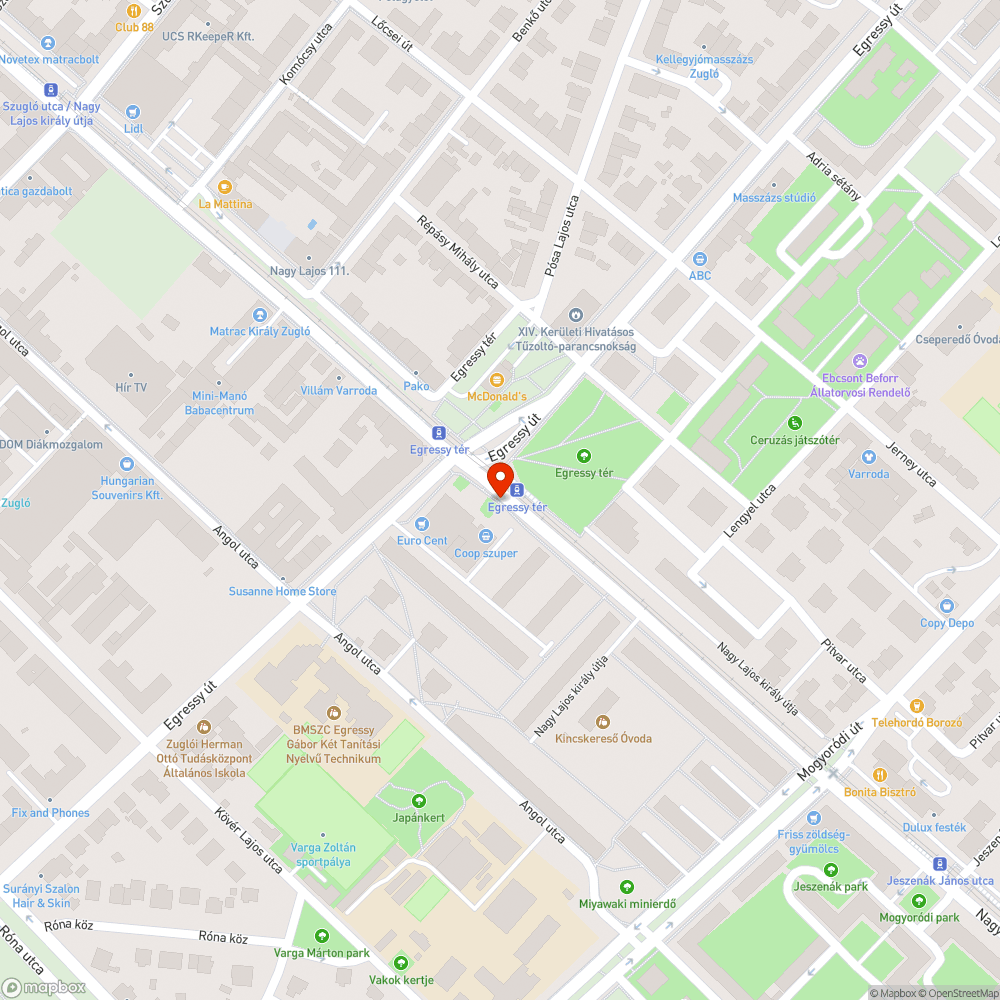 Kijelző off bejelentés helye