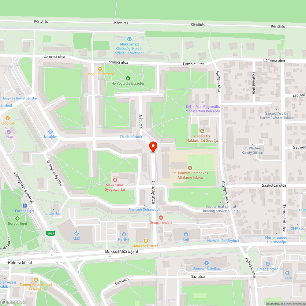 Leamortizált telefonfülke bejelentés helye