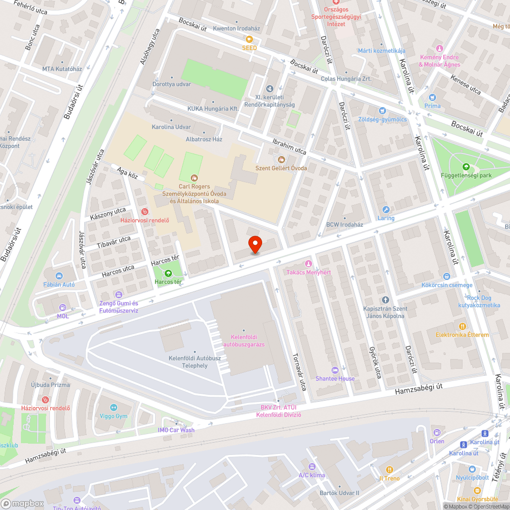 Nagyszőlős u. 21. gyalogátkelőhely - lámpabeállítás bejelentés helye