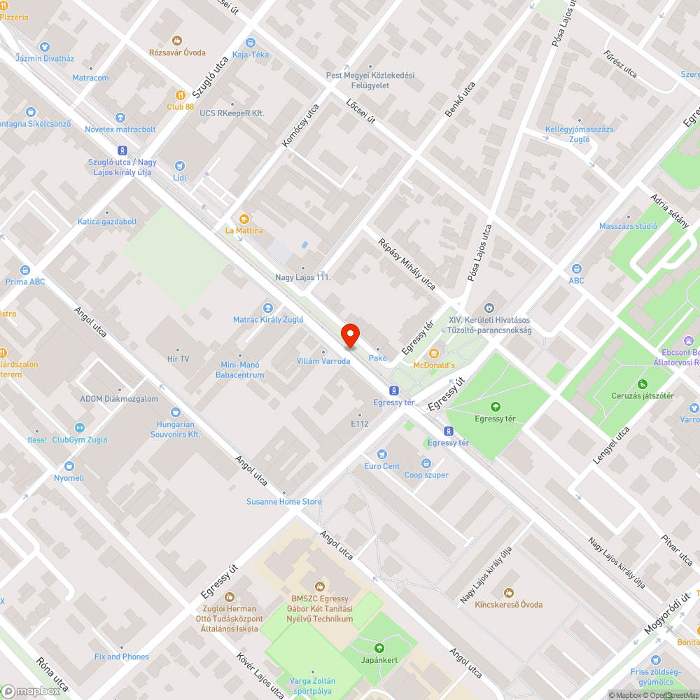 Dupla sáv bejelentés helye