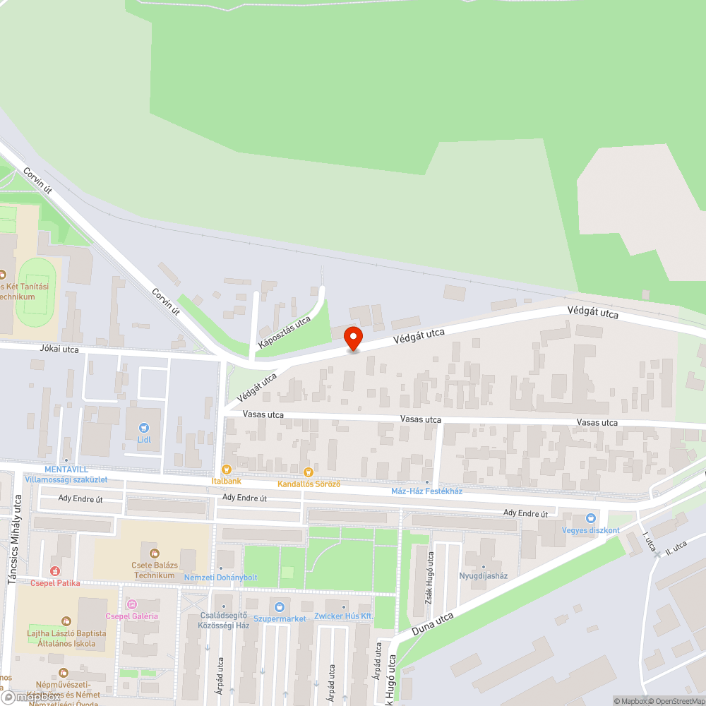 Elhagyott szürke Audi bejelentés helye