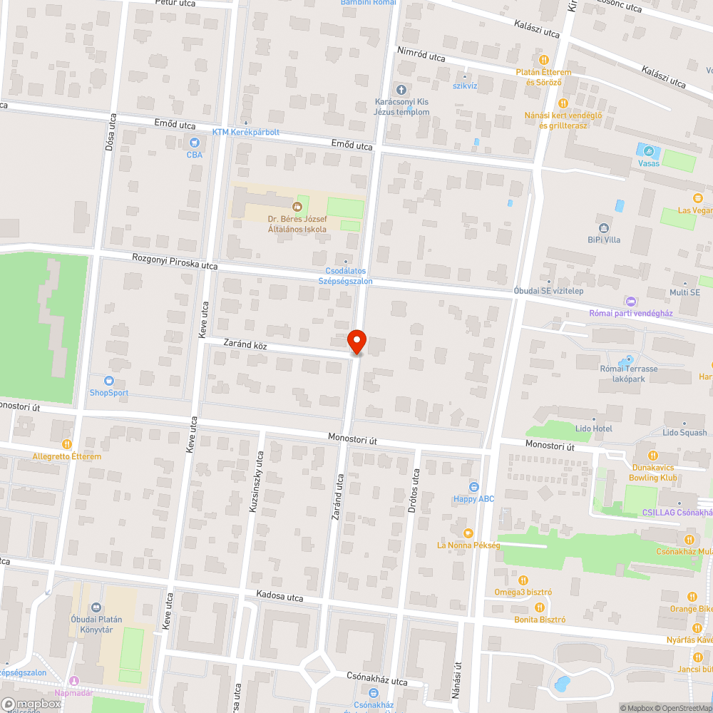 Elszáradt fa bejelentés helye