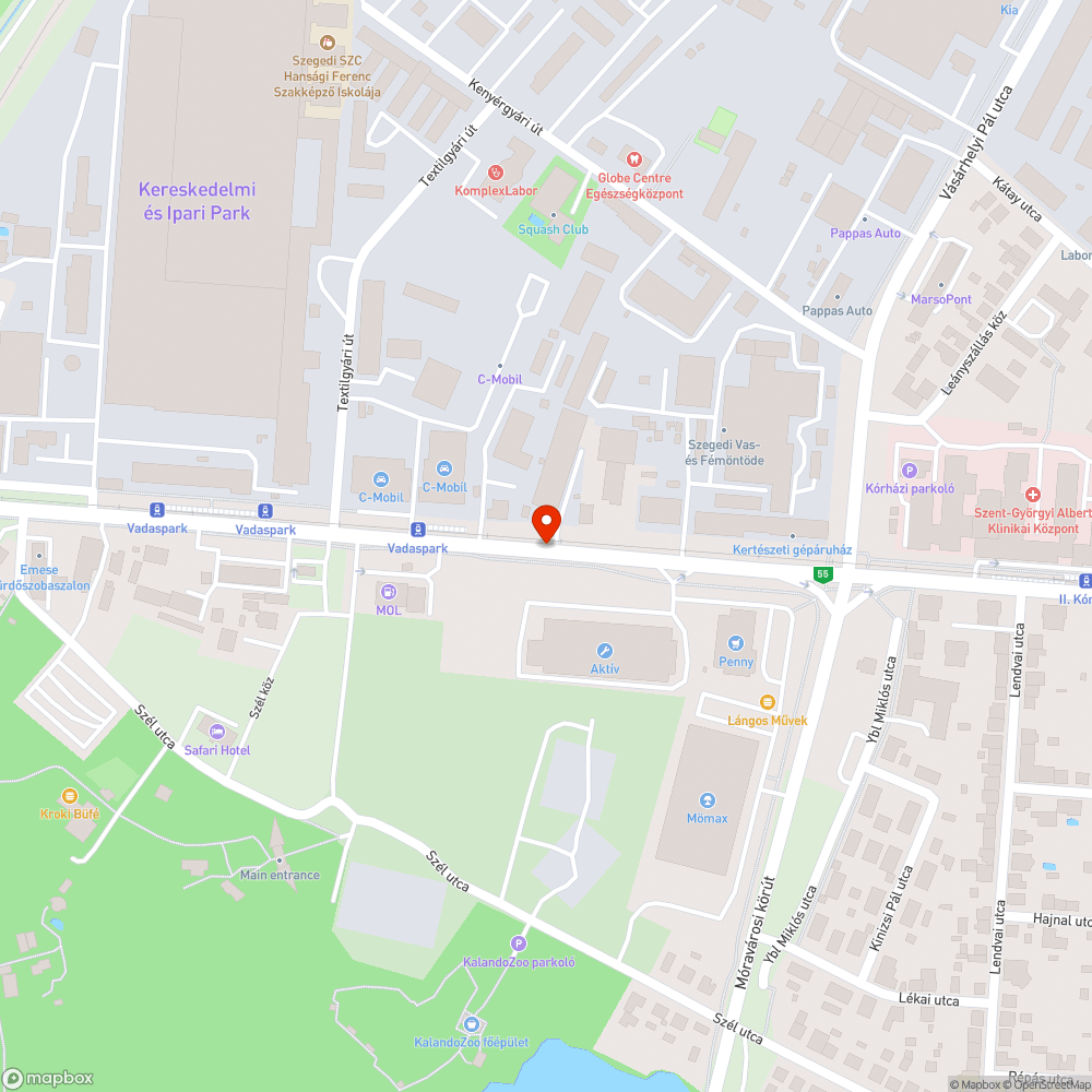 Megdőlt és elfordult tábla bejelentés helye