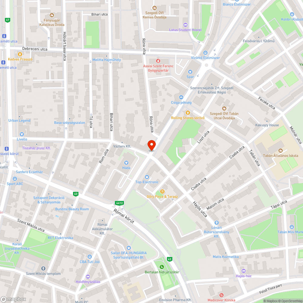 Felgyűrődött aszfalt bejelentés helye