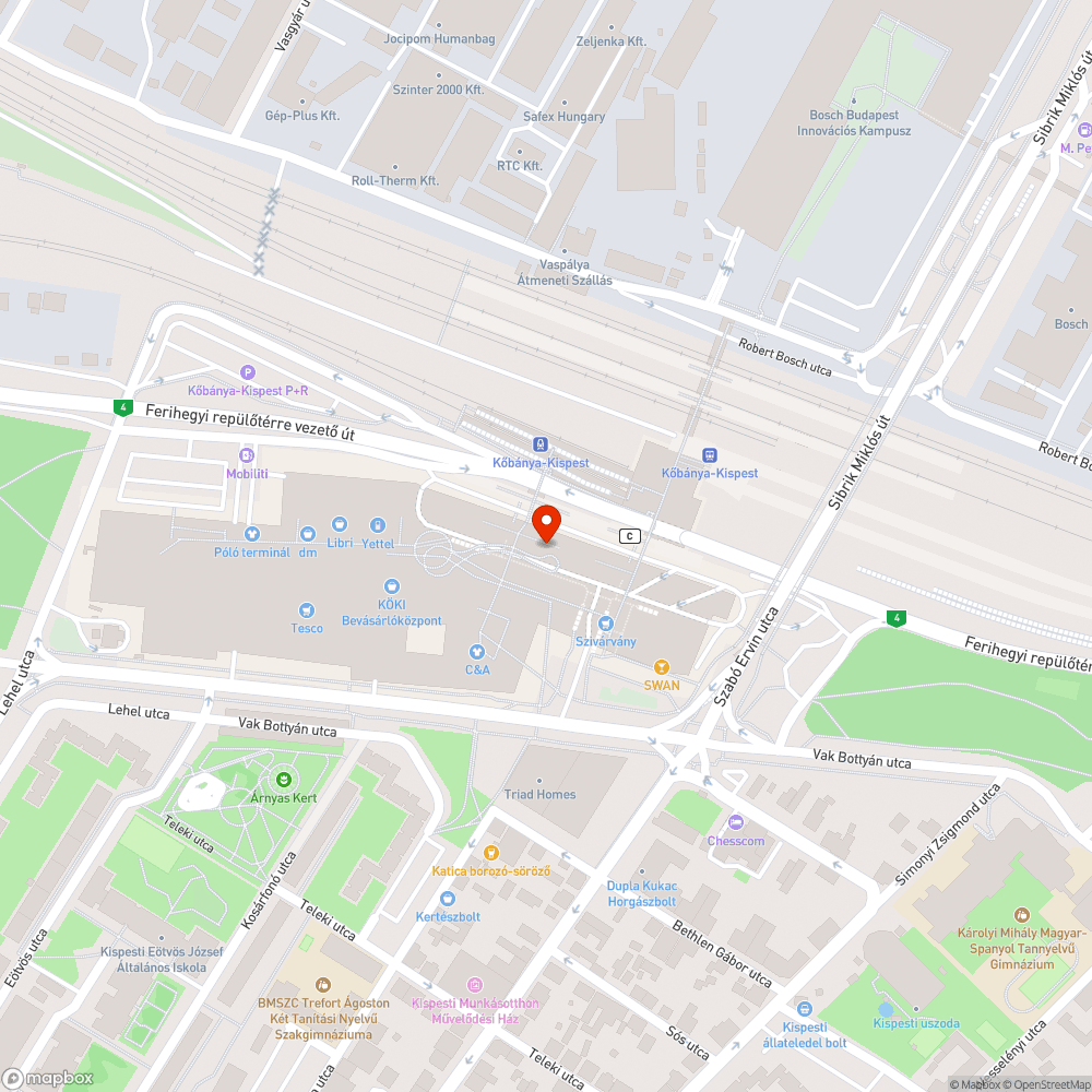 Forgalmas csomóponton állandó szemét-mocsok bejelentés helye