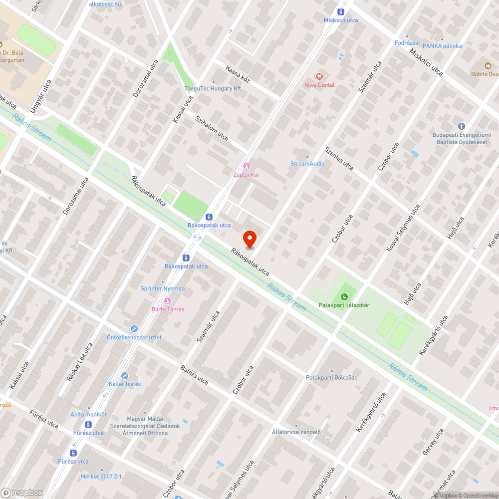 Szatmár utca bejelentés helye