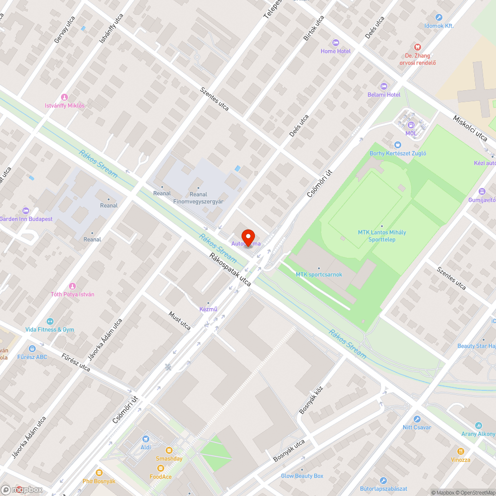 Kátyú és repedés bejelentés helye