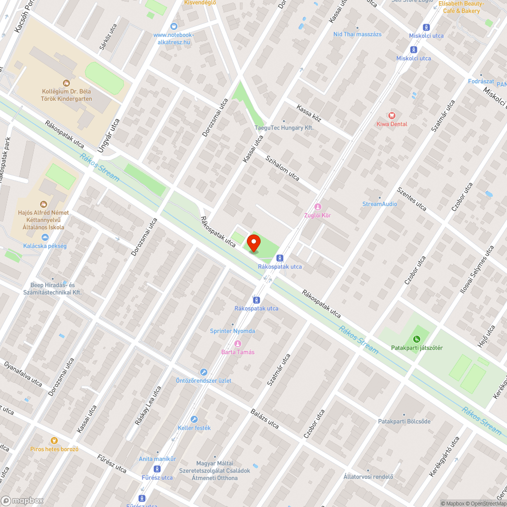 Elbontható bejelentés helye