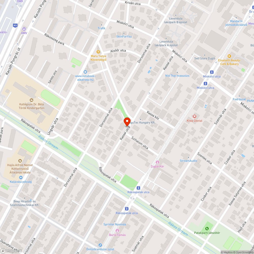 Képzelt szemétlerakó bejelentés helye