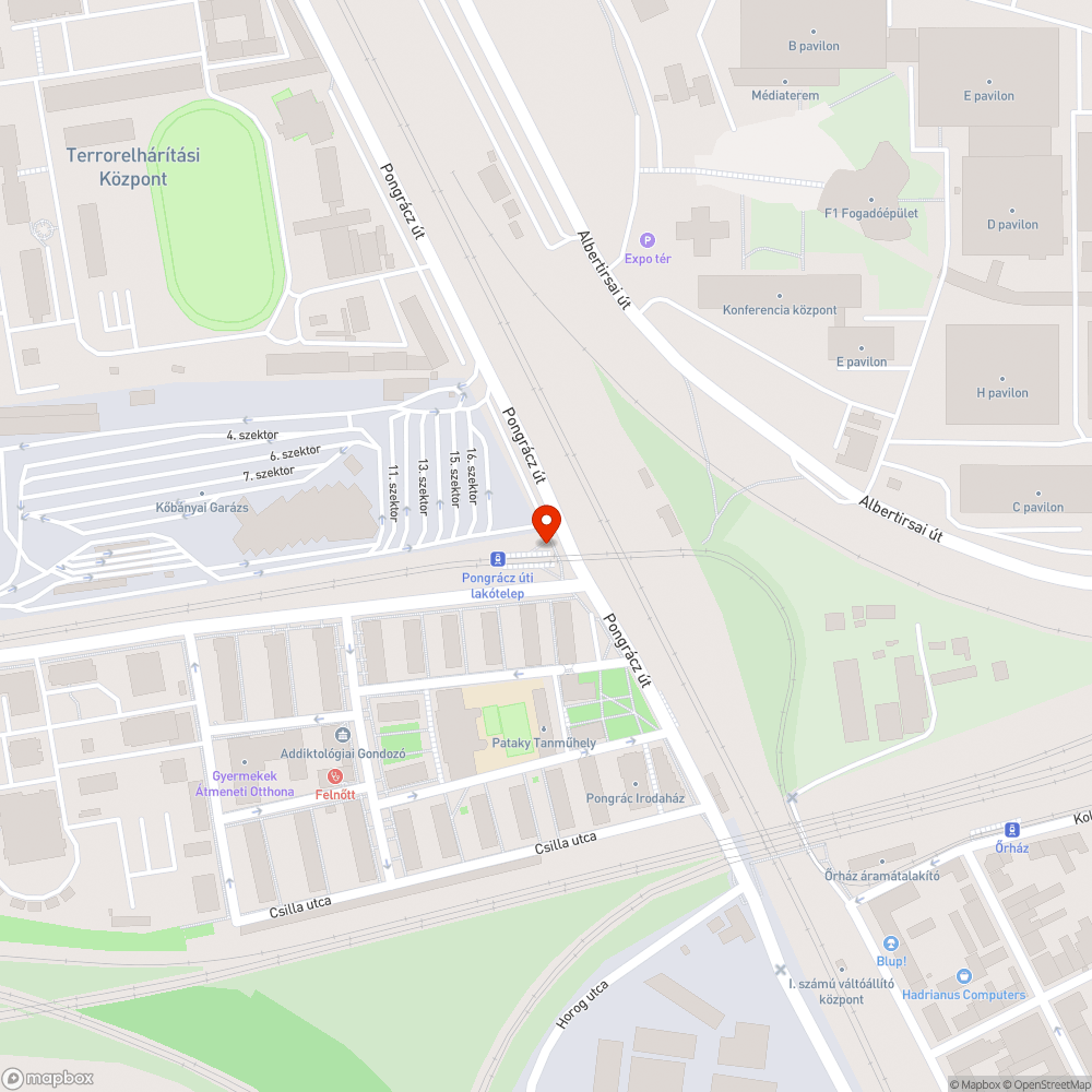 Nagyon sok szemét a Pongrácz úti lakótelep villamosmegállóban bejelentés helye