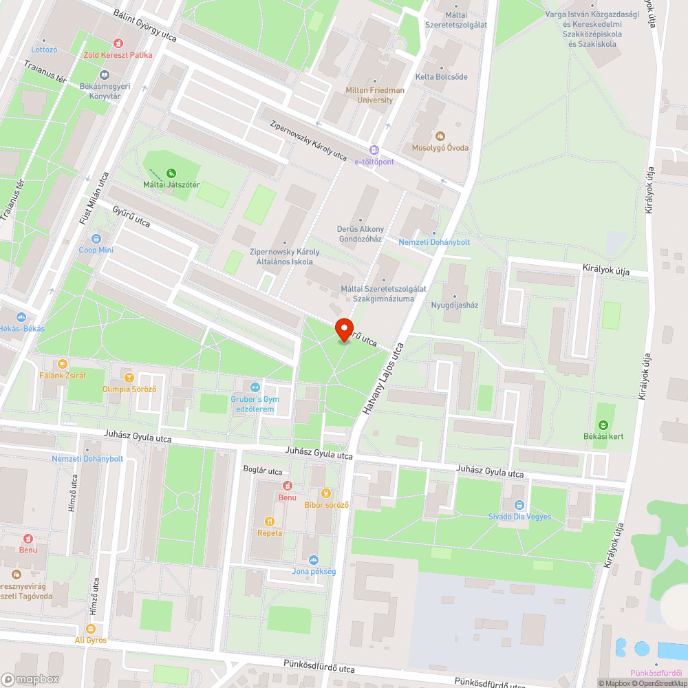 Halott fa bejelentés helye