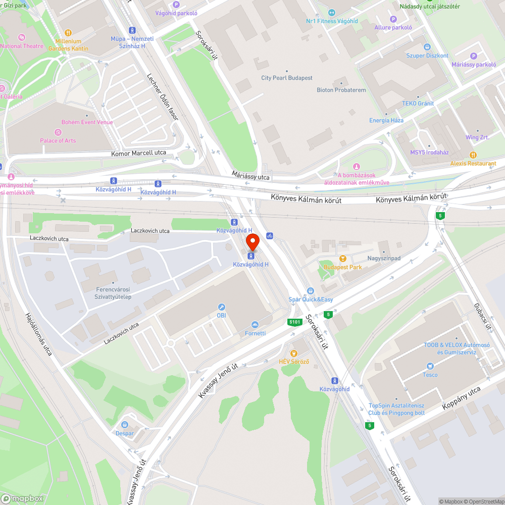 Kiégett lámpa bejelentés helye