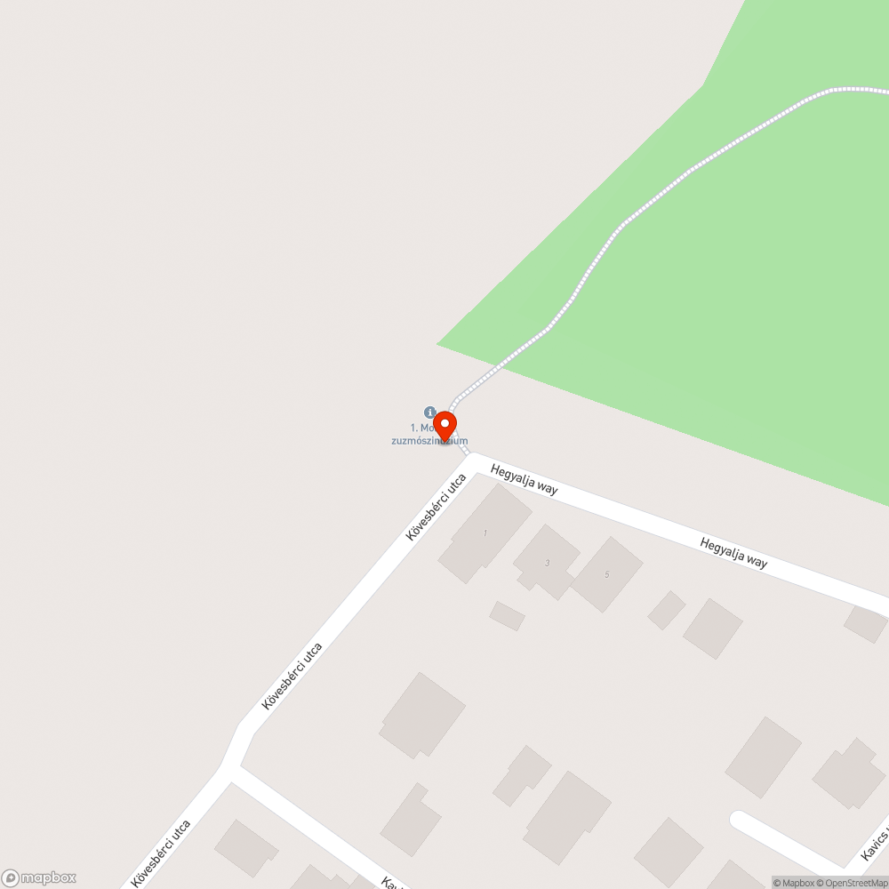 Szemét és zöldhulladék az út mellett bejelentés helye