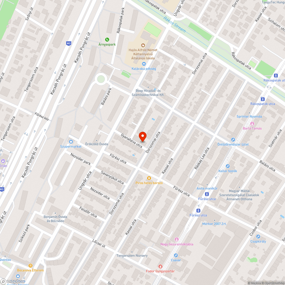 Elhagyott Volvo bejelentés helye