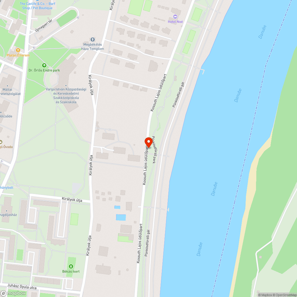 Megsüllyedt víznyelő bejelentés helye