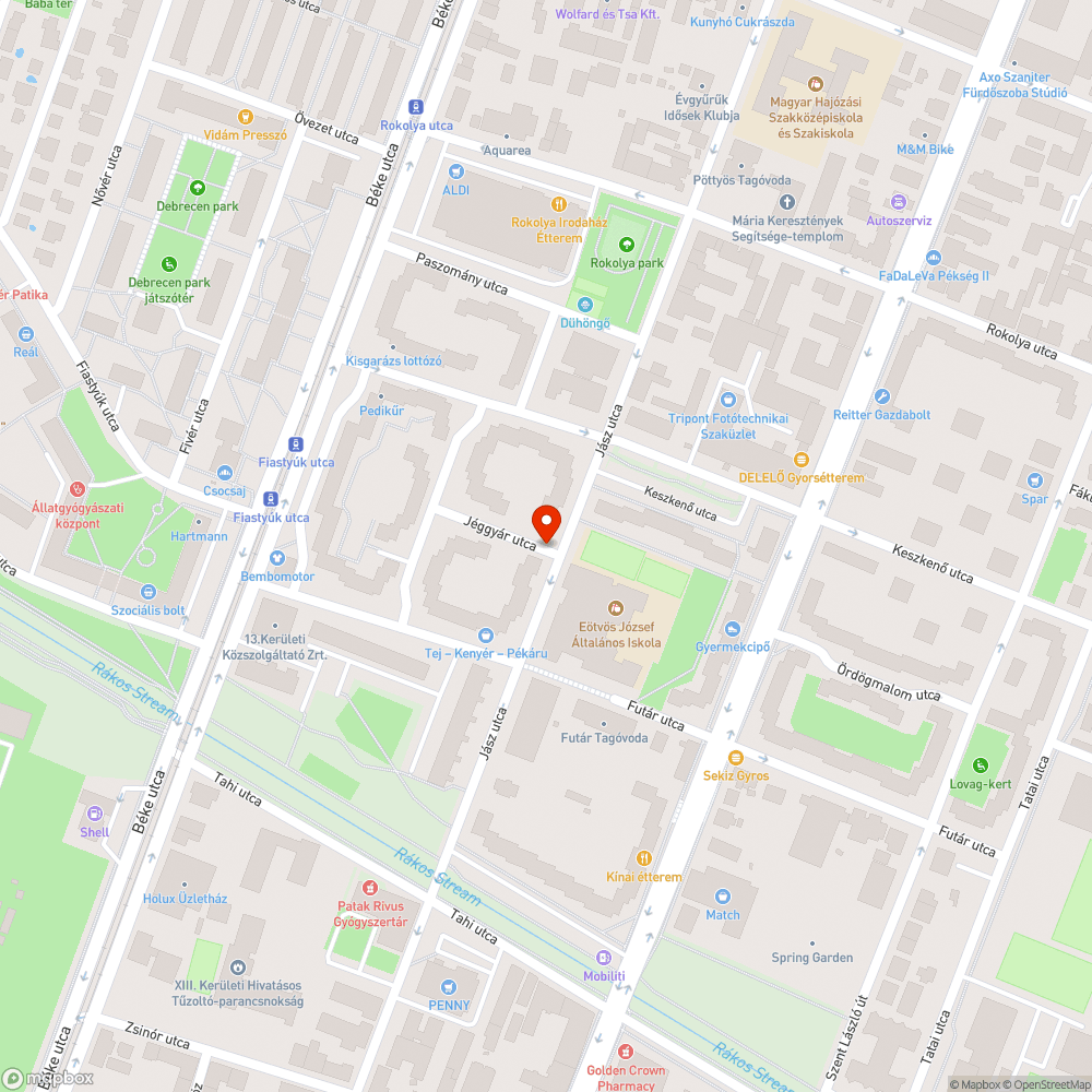 Kidobott ajtó bejelentés helye