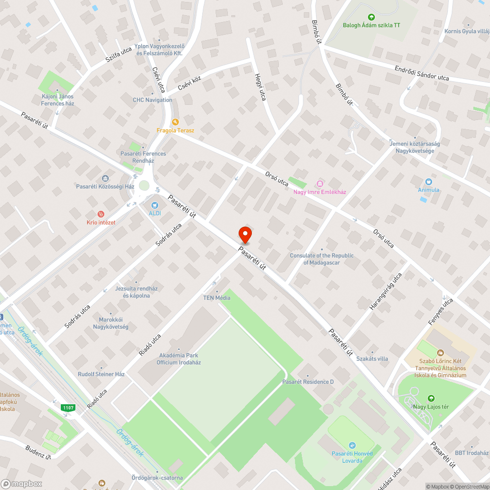 Sérült szegély bejelentés helye