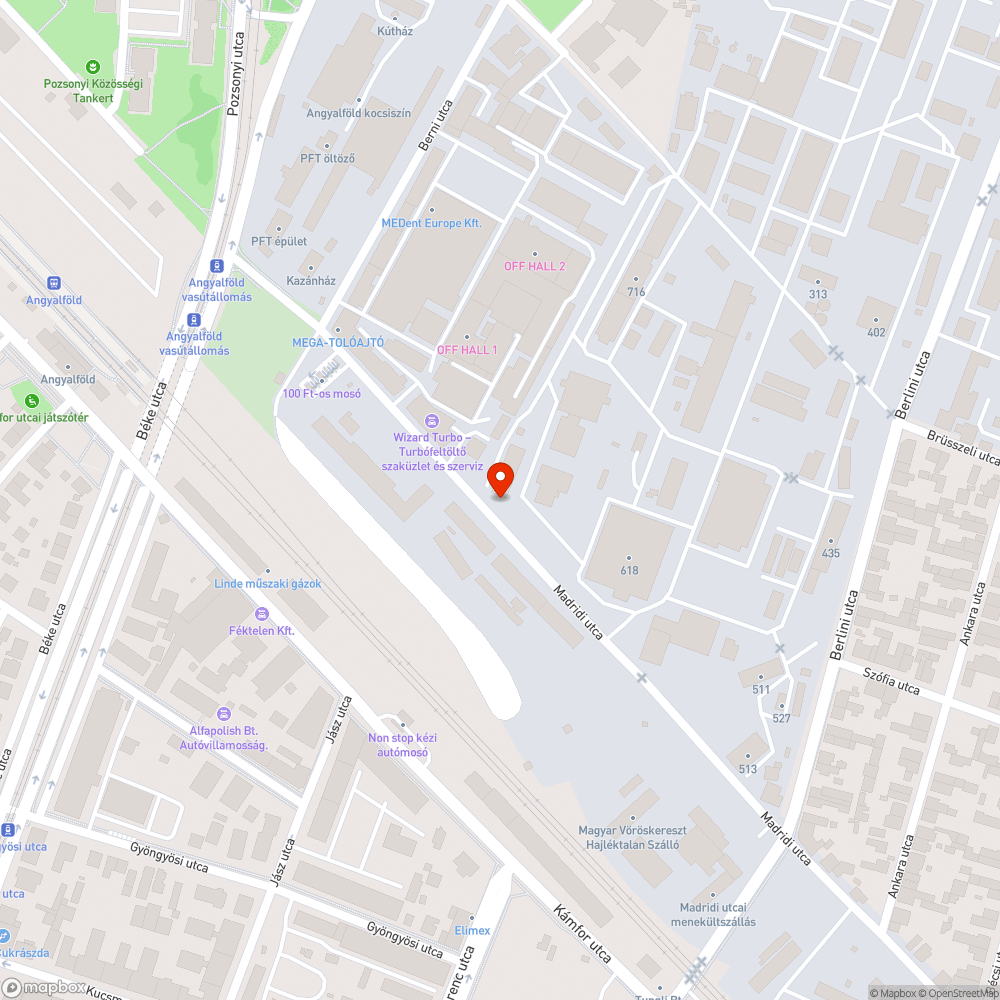 Madridi utca állapota bejelentés helye