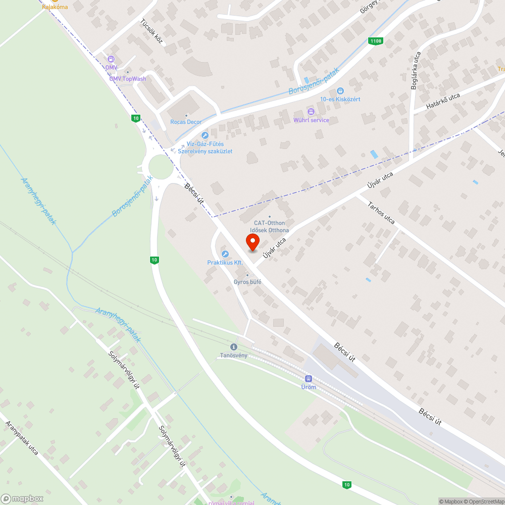 Szétmállott túraútvonal tábla bejelentés helye