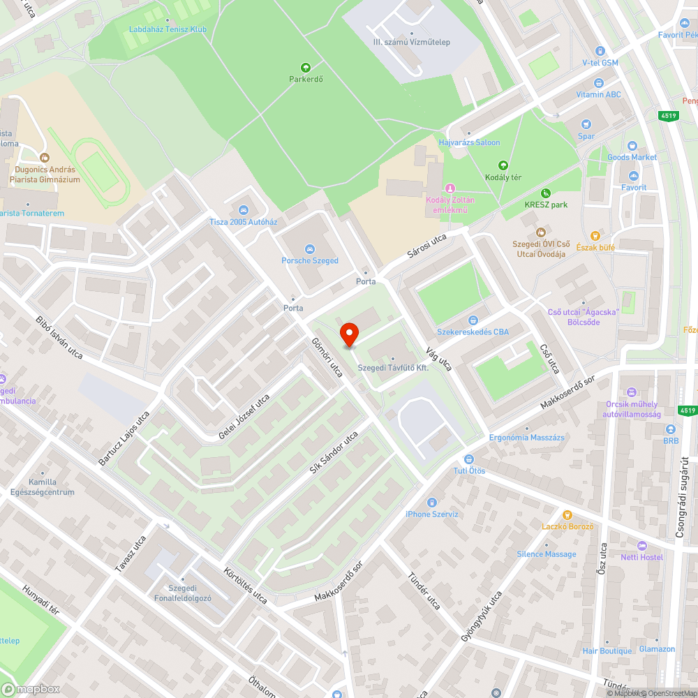 Nem működő lámpa bejelentés helye