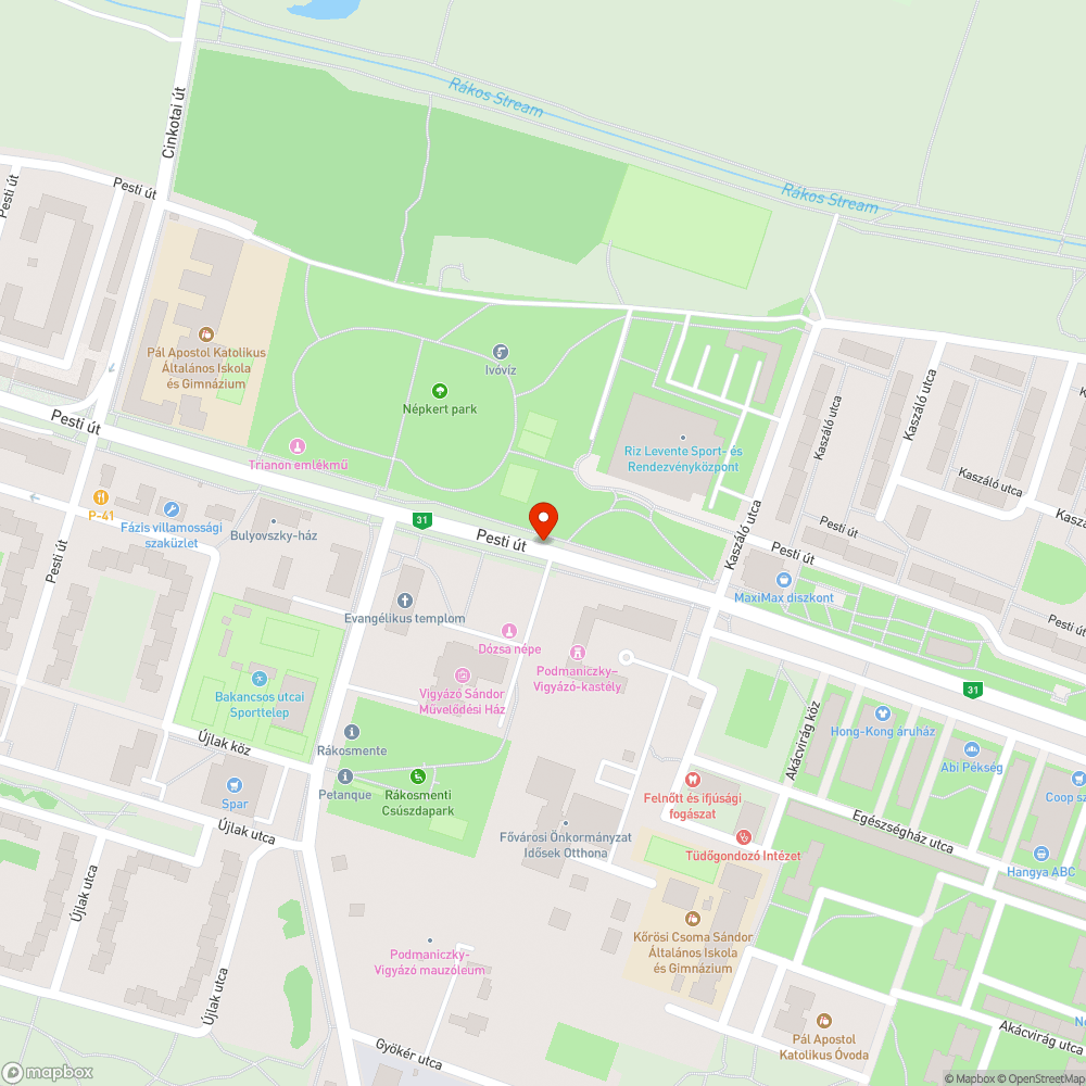 Tök koszos bejelentés helye