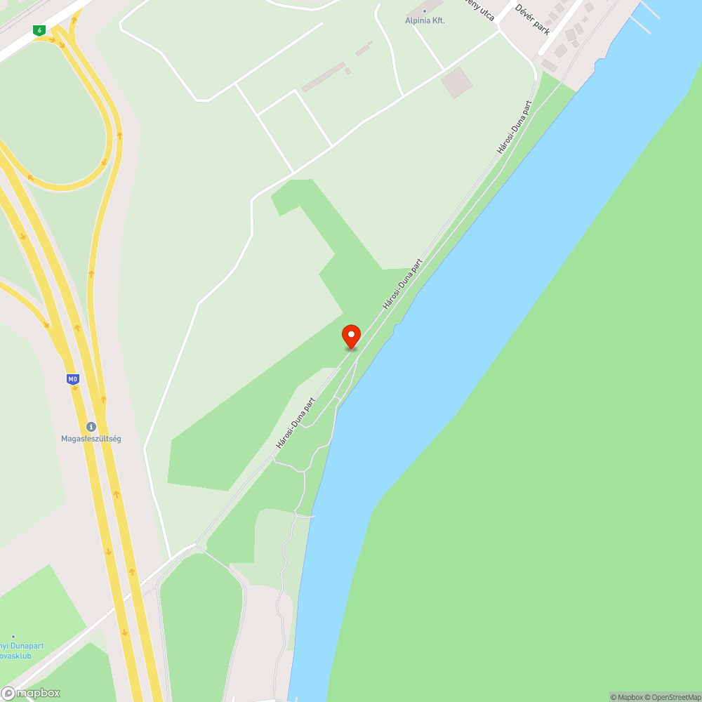 Kivilágítatlan kerékpárút-szakasz bejelentés helye