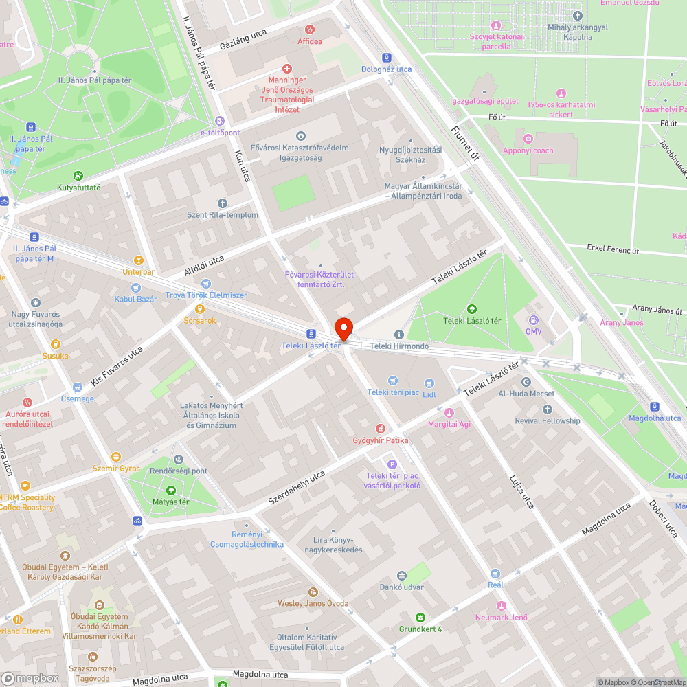 Kidöntött doboz bejelentés helye