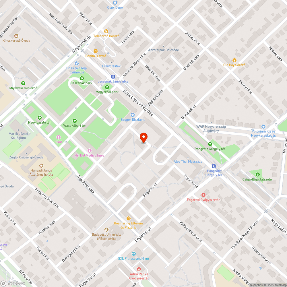 Egyre mélyedő kátyúk bejelentés helye