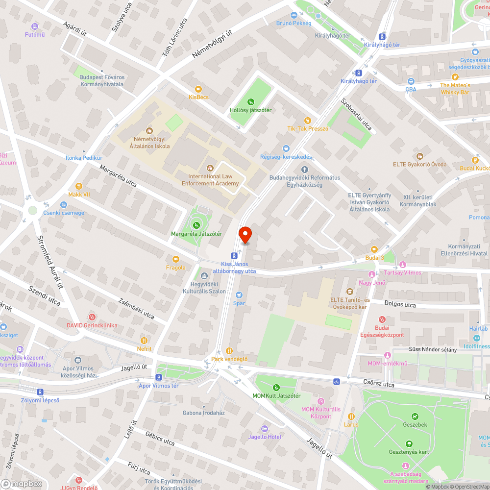 Porladó fedlap a Böszörményi út 36 előtt bejelentés helye