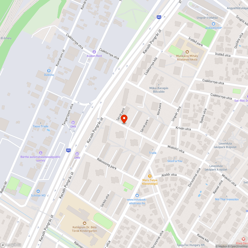 Rendszám nélküli roncs bejelentés helye