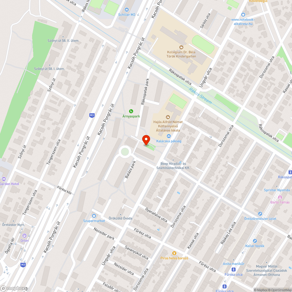 Hiányzó csavarok a padról bejelentés helye