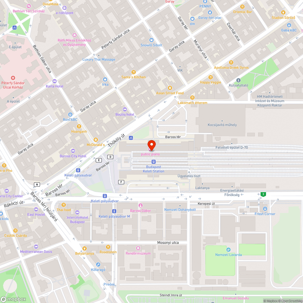 GYQR bejelentés helye