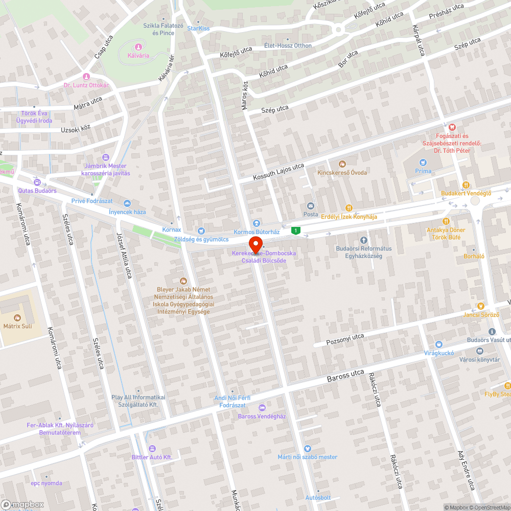 Billegő csatornafedő bejelentés helye