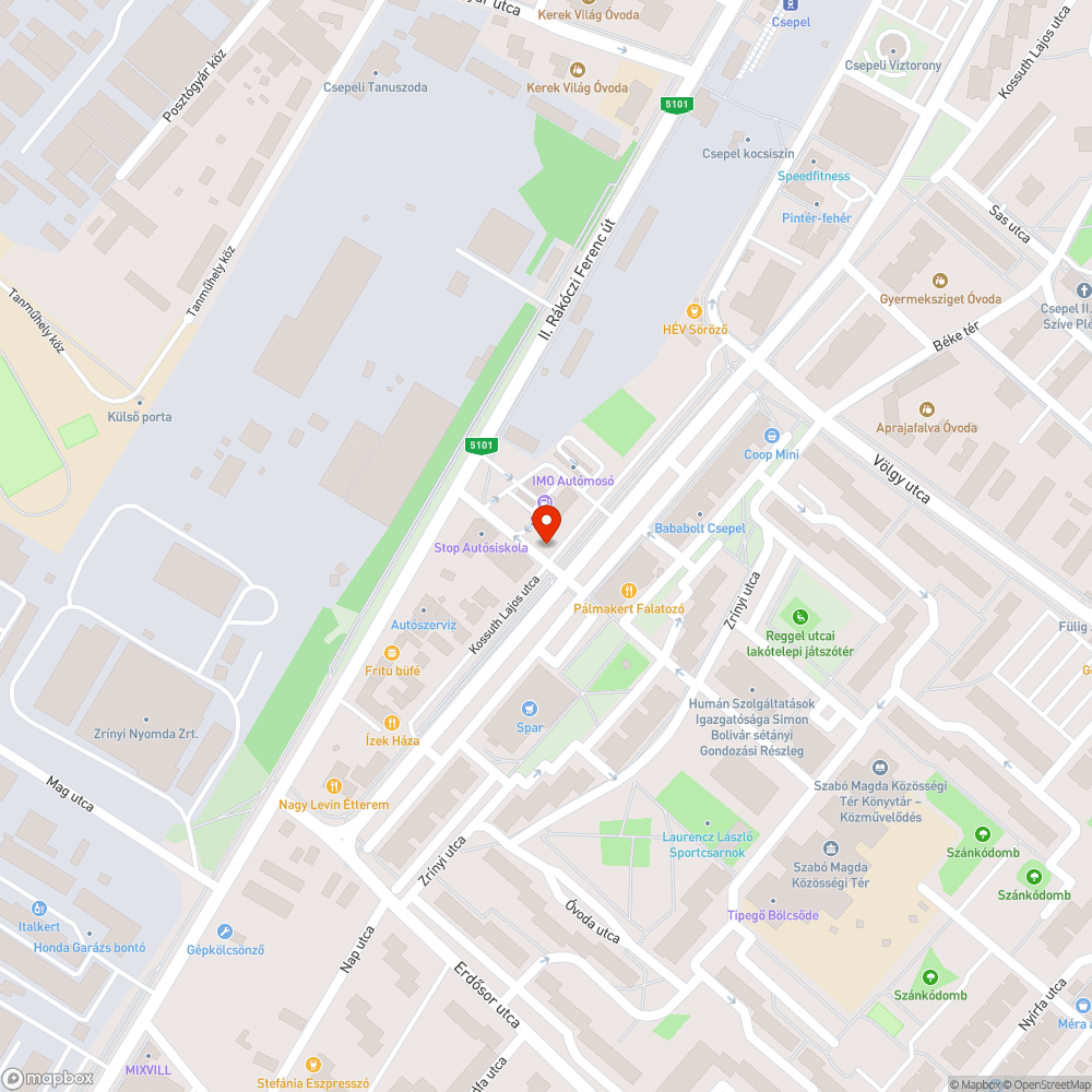 Zöldhulladék P+R parkolóban bejelentés helye