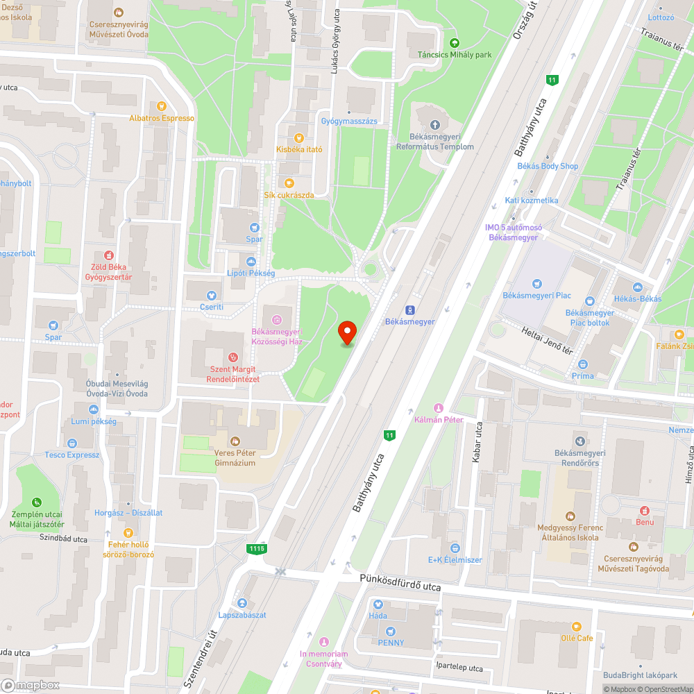 Galambtetem bejelentés helye