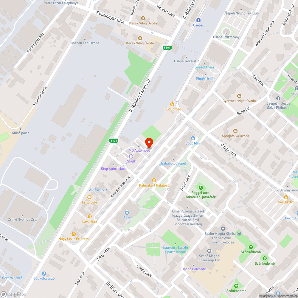 Karambolos autó P+R parkolóban bejelentés helye