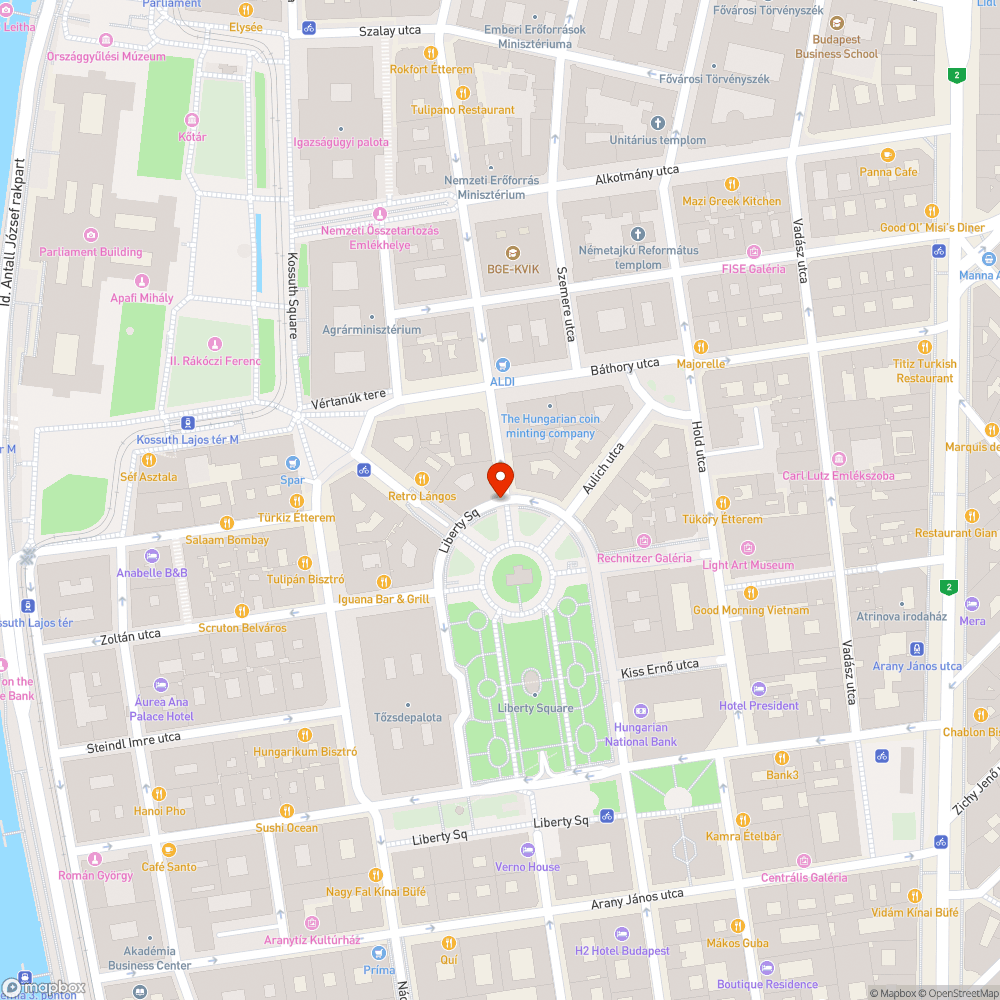 Az utca teljes szélességében elparkolva bejelentés helye