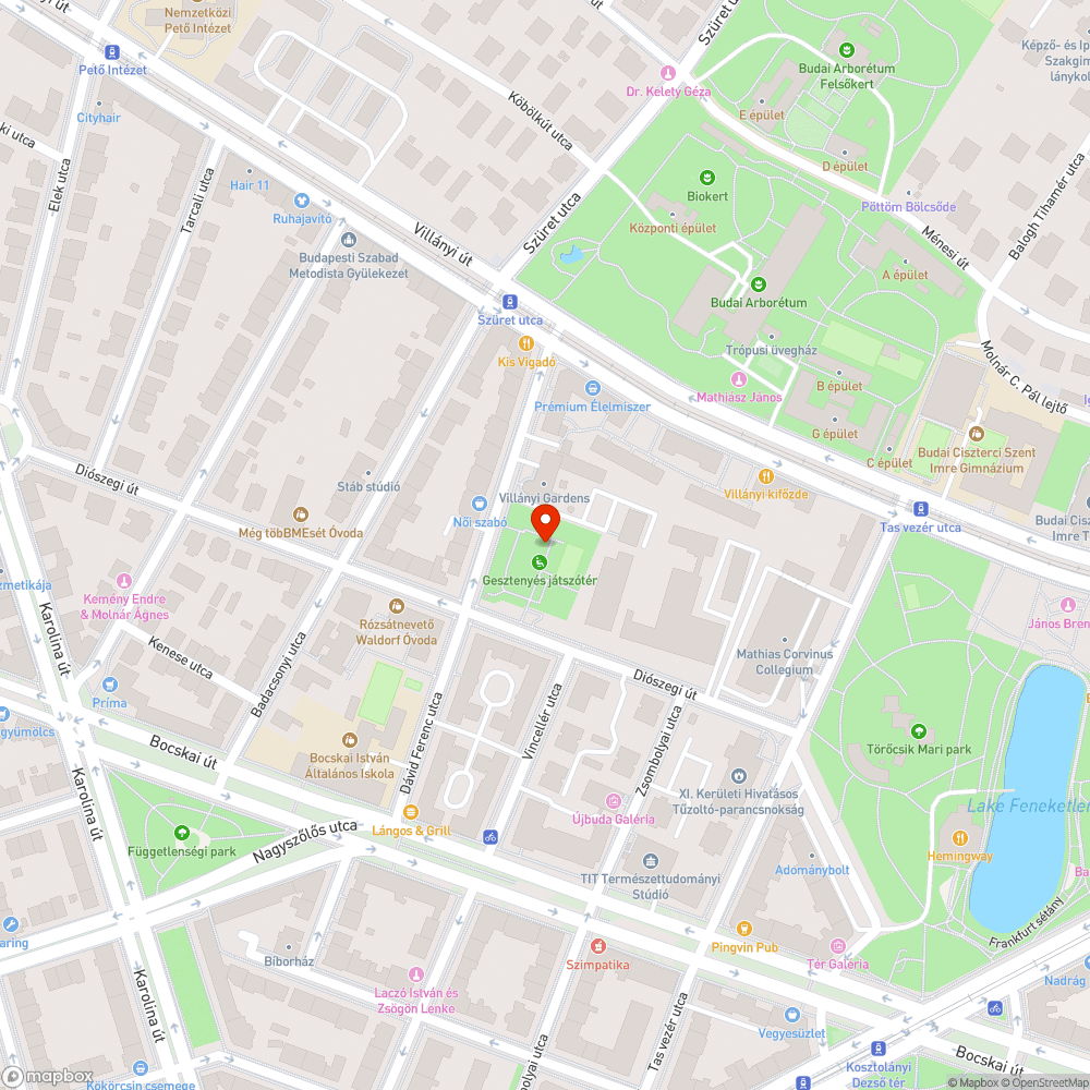 Diószegi játszótér XI.Ker. bejelentés helye